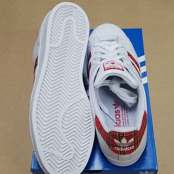 Adidas Superstar Scarlet Red Women's Shoes - Picture 11 of 11